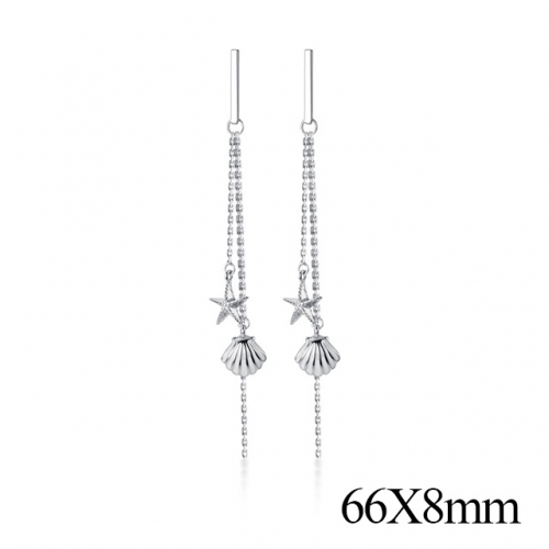 BC Jewelry Wholesale 925 Silver Jewelry Fashion Earrings NO.#925J5SEG0763