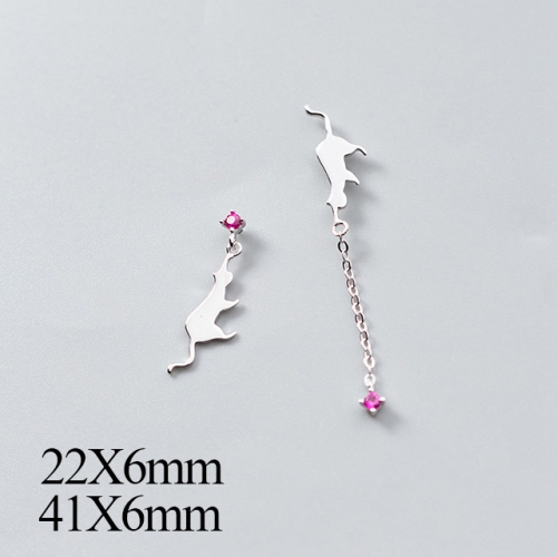 BC Jewelry Wholesale 925 Silver Jewelry Fashion Earrings NO.#925J5SEG0101