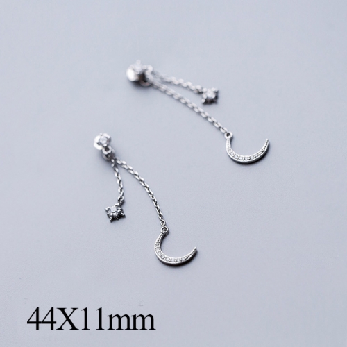 BC Jewelry Wholesale 925 Silver Jewelry Fashion Earrings NO.#925J5SEG0773