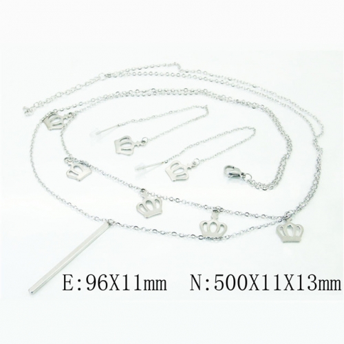 BC Wholesale Stainless Steel 316L Jewelry Sets NO.#BC59S1855OS
