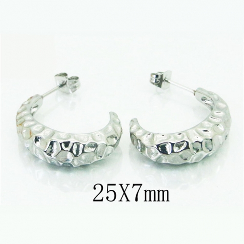 BC Jewelry Wholesale Stainless Steel 316L Earrings NO.#BC22E0050HHQ