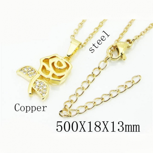BC Wholesale Jewelry Stainless Steel 316L Popular Necklace NO.#BC54N0542MD