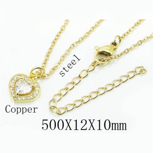 BC Wholesale Jewelry Stainless Steel 316L Popular Necklace NO.#BC54N0544MLD
