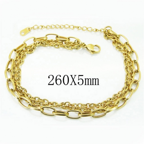 BC Wholesale Jewelry Stainless Steel 316L Anklets or Bracelets NO.#BC73B0512LL