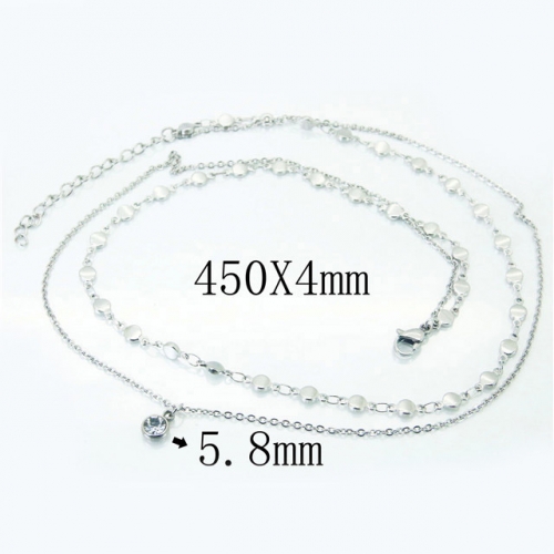 BC Wholesale Jewelry Stainless Steel 316L Fashion Necklace NO.#BC73N0574MC