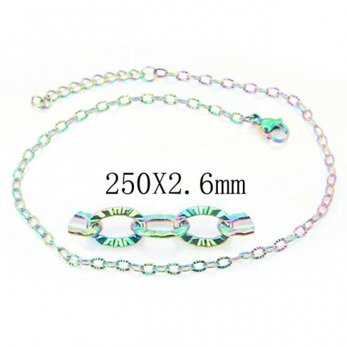 BC Wholesale Jewelry Stainless Steel 316L Anklets or Bracelets NO.#BC70B0658ILC