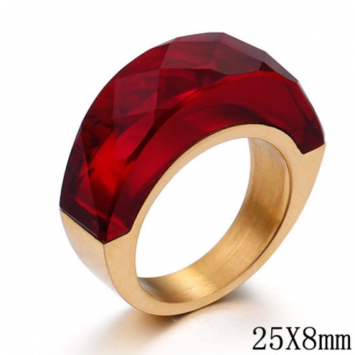 BC Wholesale Stainless Steel 316L Jewelry CZ Rings For Women NO.#SJ53R46393