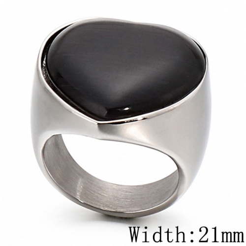 BC Wholesale Stainless Steel 316L Jewelry CZ Rings For Women NO.#SJ53RC51634
