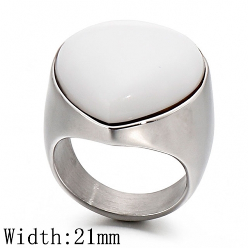 BC Wholesale Stainless Steel 316L Jewelry CZ Rings For Women NO.#SJ53RP51634