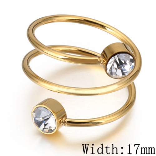 BC Wholesale Stainless Steel 316L Jewelry Open Rings NO.#SJ53R54062