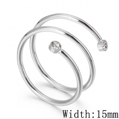 BC Wholesale Stainless Steel 316L Jewelry Open Rings NO.#SJ53R54061