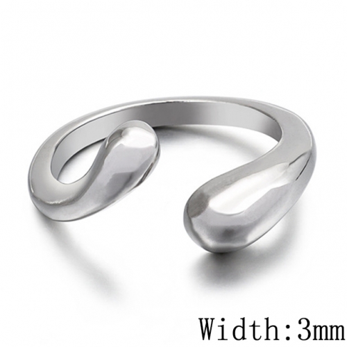 BC Wholesale Stainless Steel 316L Jewelry Open Rings NO.#SJ53R54188