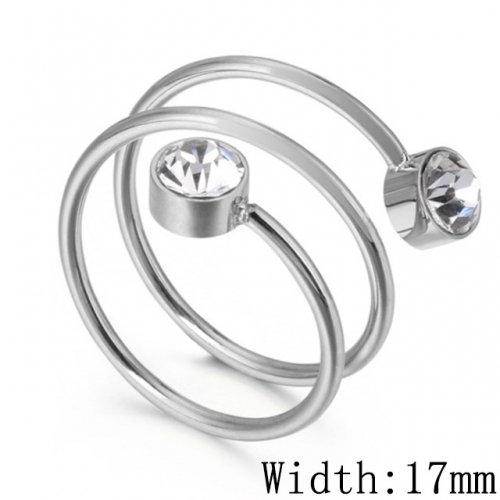 BC Wholesale Stainless Steel 316L Jewelry Open Rings NO.#SJ53R54064