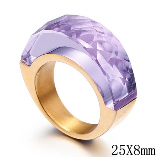 BC Wholesale Stainless Steel 316L Jewelry CZ Rings For Women NO.#SJ53R44954