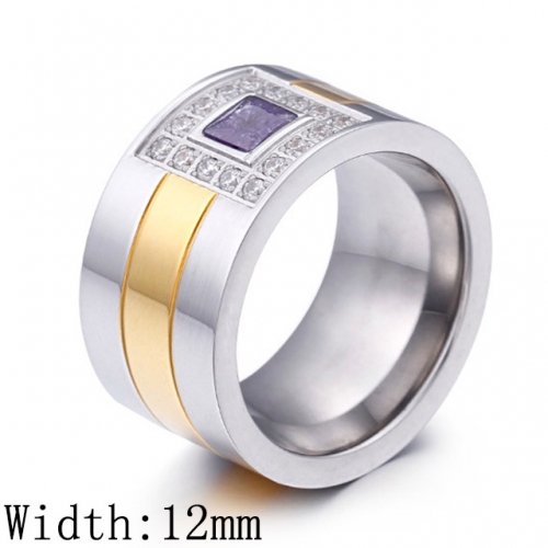 BC Wholesale Stainless Steel 316L Jewelry CZ Rings NO.#SJ53R47982