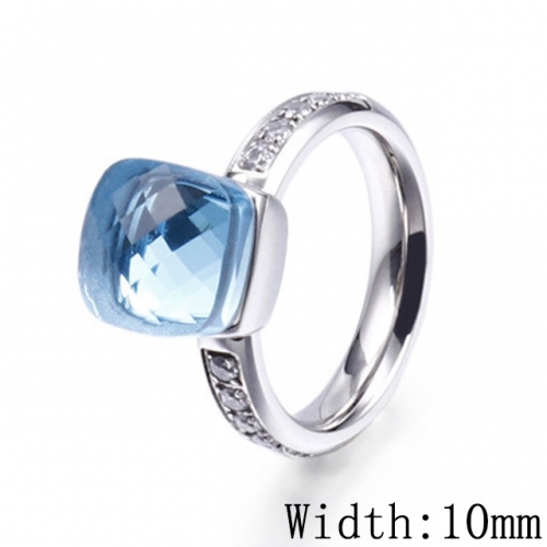 BC Wholesale Stainless Steel 316L Jewelry CZ Rings For Women NO.#SJ53RF82849
