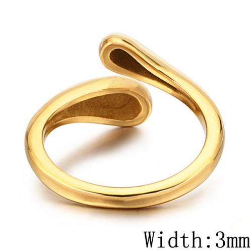 BC Wholesale Stainless Steel 316L Jewelry Open Rings NO.#SJ53R54189