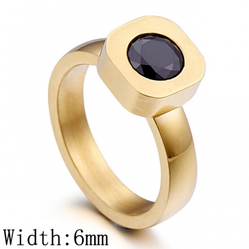 BC Wholesale Stainless Steel 316L Jewelry CZ Rings For Women NO.#SJ53RD48041