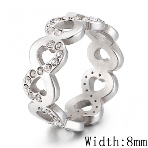 BC Wholesale Stainless Steel 316L Jewelry Love Rings NO.#SJ53R44437