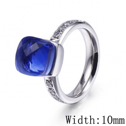 BC Wholesale Stainless Steel 316L Jewelry CZ Rings For Women NO.#SJ53RD82849