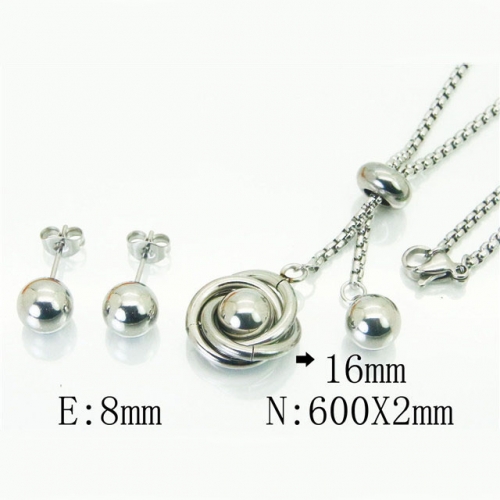 BC Wholesale Stainless Steel 316L Jewelry Sets NO.#BC59S1896OL
