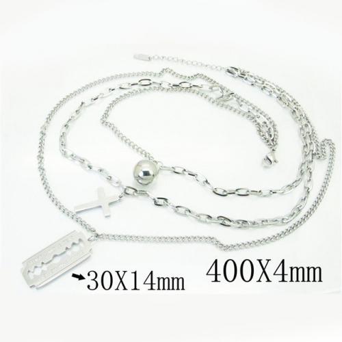 BC Wholesale Jewelry Stainless Steel 316L Necklace NO.#BC80N0477OL