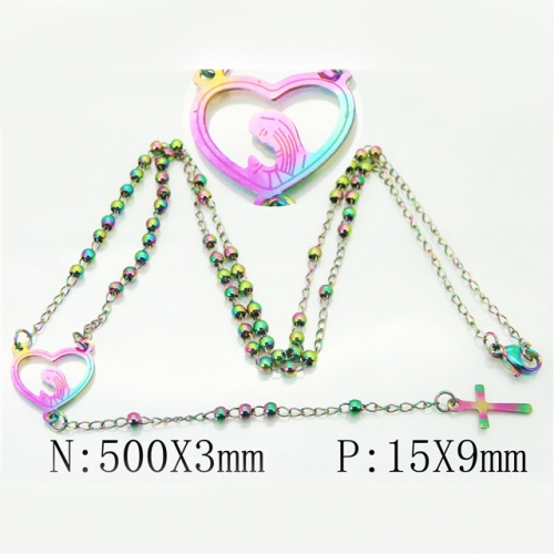 BC Wholesale Jewelry Stainless Steel 316L Necklace NO.#BC76N0625PQ