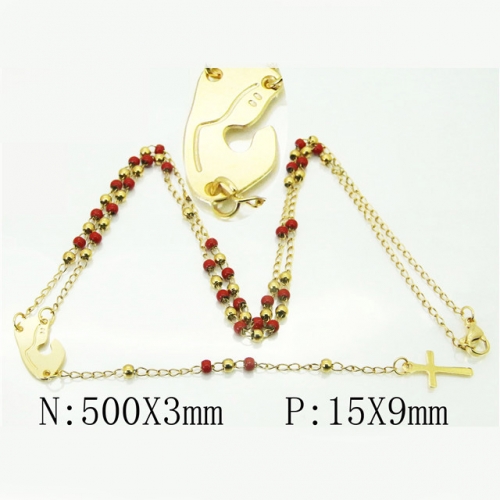 BC Wholesale Jewelry Stainless Steel 316L Necklace NO.#BC76N0621HAA
