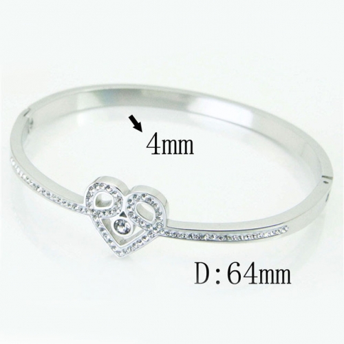 BC Wholesale Jewelry Stainless Steel 316L Fashion Bangles NO.#BC19B0737HLF