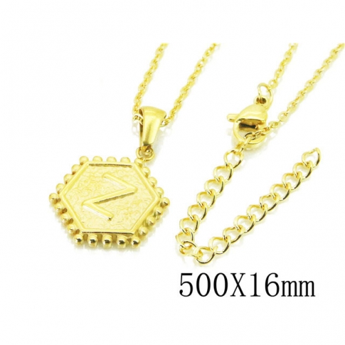 BC Wholesale Jewelry Stainless Steel 316L Necklace NO.#BC06N0533PZ