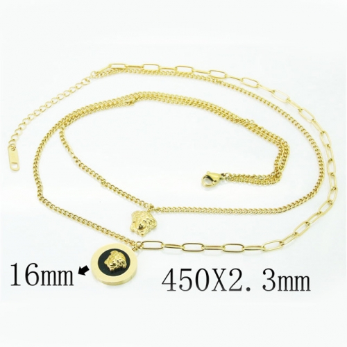 BC Wholesale Jewelry Stainless Steel 316L Necklace NO.#BC32N0437HIT