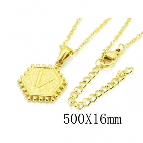 BC Wholesale Jewelry Stainless Steel 316L Necklace NO.#BC06N0529PV