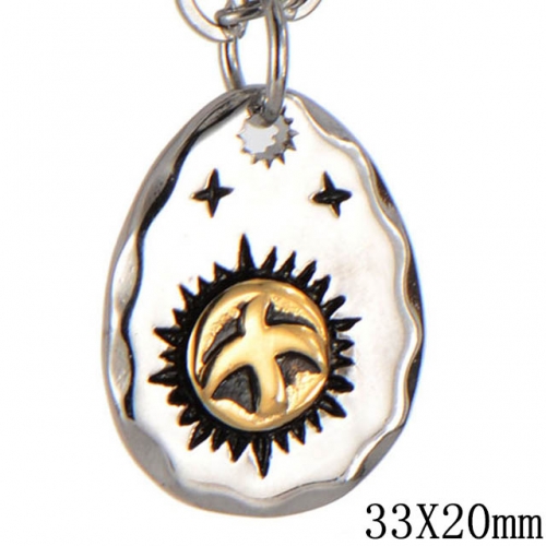 BC Wholesale Stainless Steel 316L Jewelry Popular Pendant Without Chain NO.#SJ54P3302