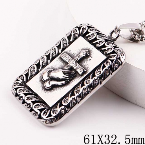 BC Wholesale Stainless Steel 316L Jewelry Popular Pendant Without Chain NO.#SJ54P3404