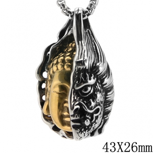 BC Wholesale Stainless Steel 316L Jewelry Popular Pendant Without Chain NO.#SJ54PC3274