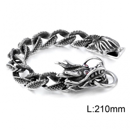 BC Wholesale Jewelry Stainless Steel 316L Popular Bracelets NO.#SJ14B196
