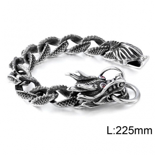 BC Wholesale Jewelry Stainless Steel 316L Popular Bracelets NO.#SJ14B197
