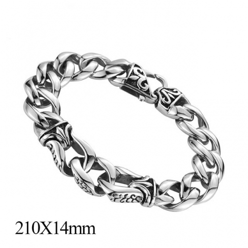 BC Wholesale Jewelry Stainless Steel 316L Popular Bracelets NO.#SJ14B001