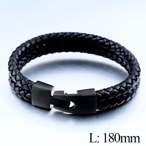 BC Jewelry Wholesale Good Quality Fashion Leather Bracelet NO.#SJ14B267