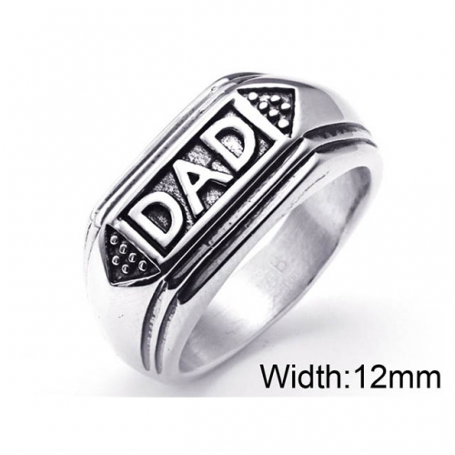 BC Jewelry Wholesale Font Rings Stainless Steel 316L Rings NO.#SJ49R724