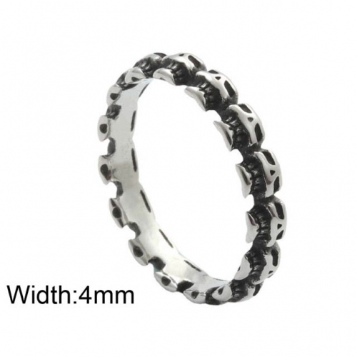 BC Wholesale Skull Rings Jewelry Stainless Steel 316L Jewelry Rings NO.#SJ49R682