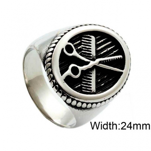 BC Wholesale Popular Jewelry Stainless Steel 316L Jewelry Rings NO.#SJ49R721