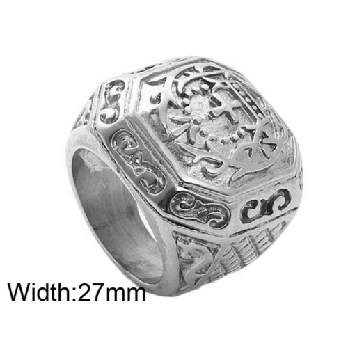 BC Wholesale Popular Jewelry Stainless Steel 316L Jewelry Rings NO.#SJ49R452