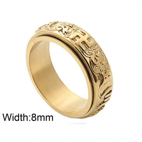 BC Jewelry Wholesale Rotatable Rings Stainless Steel 316L Rings NO.#SJ49R205