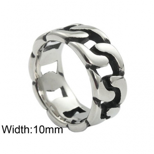 BC Wholesale Hollow Rings Stainless Steel 316L Jewelry Rings NO.#SJ49R389