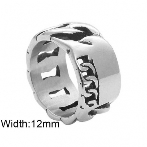 BC Wholesale Hollow Rings Stainless Steel 316L Jewelry Rings NO.#SJ49R365