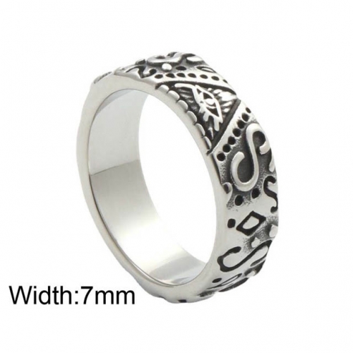 BC Wholesale Fashion Jewelry Stainless Steel 316L Jewelry Rings NO.#SJ49R691