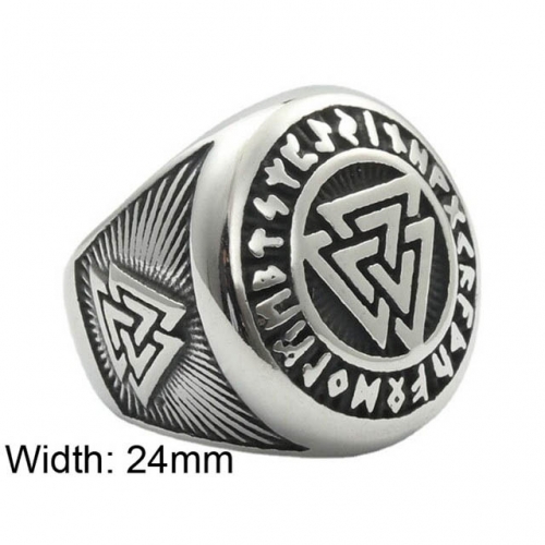 BC Jewelry Wholesale Font Rings Stainless Steel 316L Rings NO.#SJ49R009