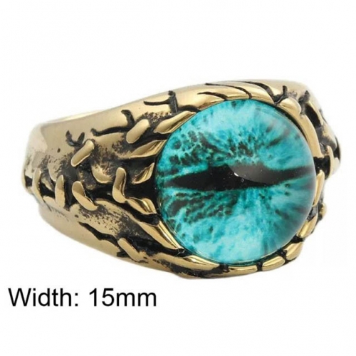BC Wholesale Evil Eye Rings Jewelry Stainless Steel 316L Jewelry Rings NO.#SJ49R041