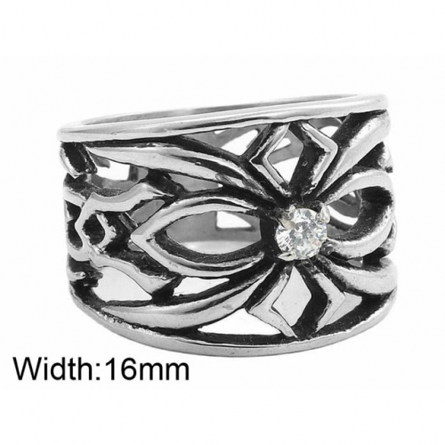BC Wholesale Popular Jewelry Stainless Steel 316L Jewelry Rings NO.#SJ49R626